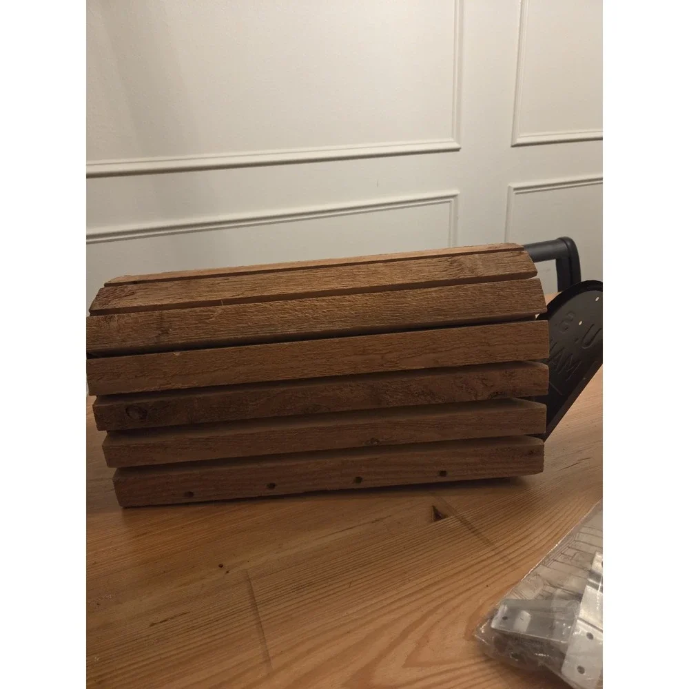 New Cedar Wrapped Mailbox